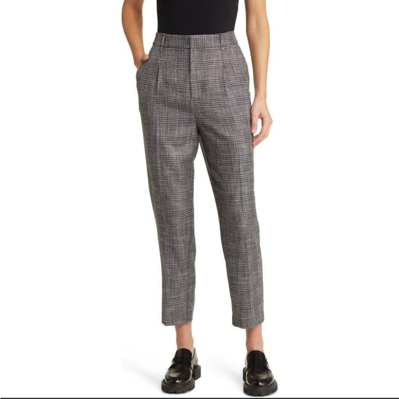 NWOT All Saints Astrid Checkers Sparkle Trousers Size 2 - Picture 6 of 10